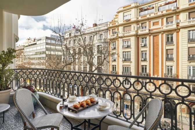 Bless Hotel Madrid Balcony View