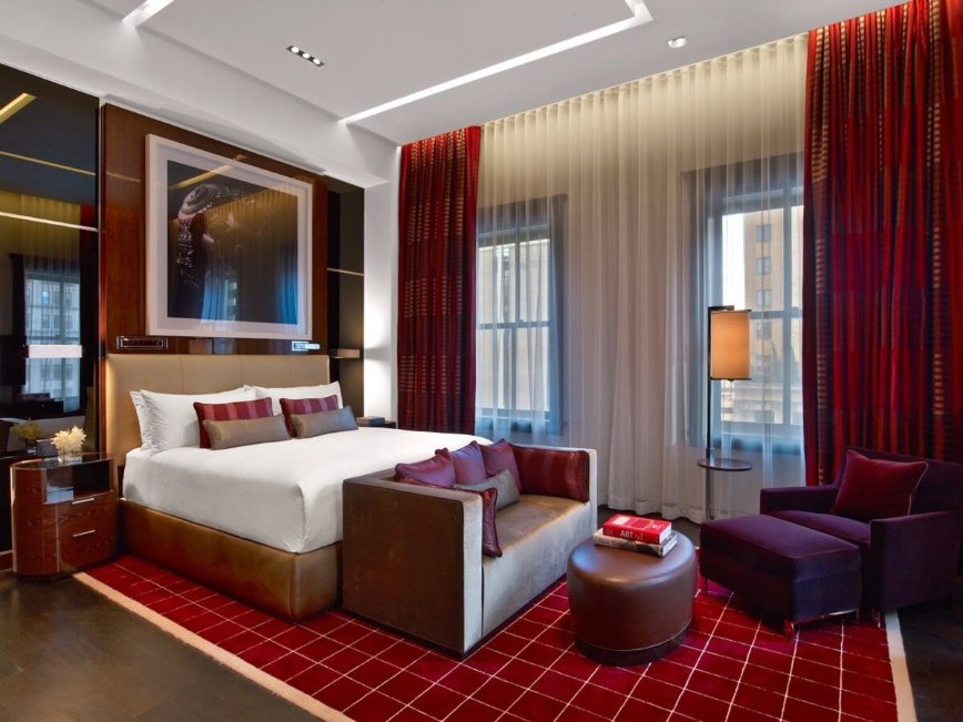 The Joule Red Guestroom