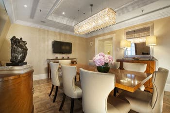 The Landmark London Suite Dining Area