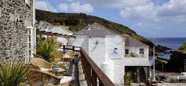 The Lugger Hotel Balcony Sitting Area