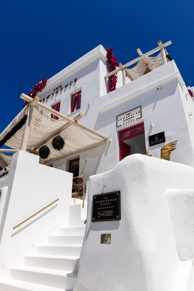 The TownHouse Mykonos Daytime Exterior