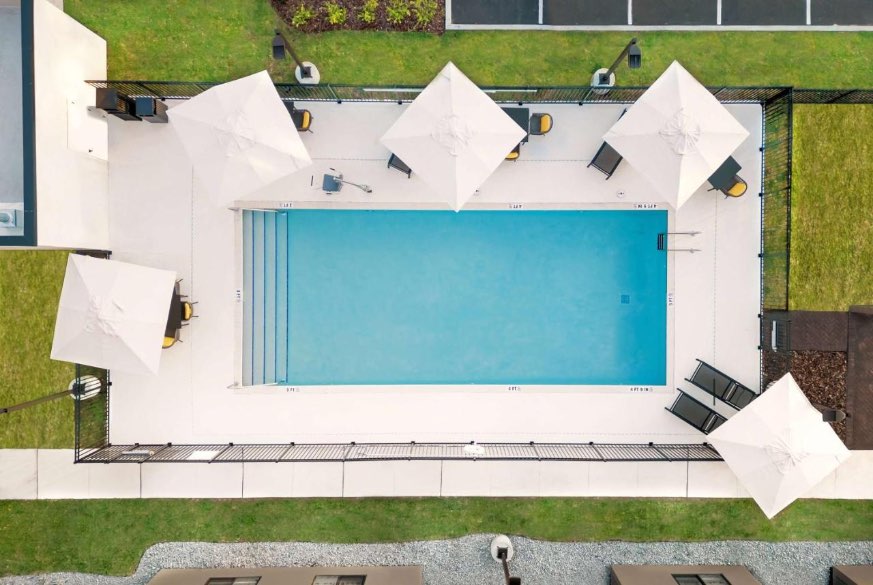 Waterwalk Jacksonville Aerial View of Pool