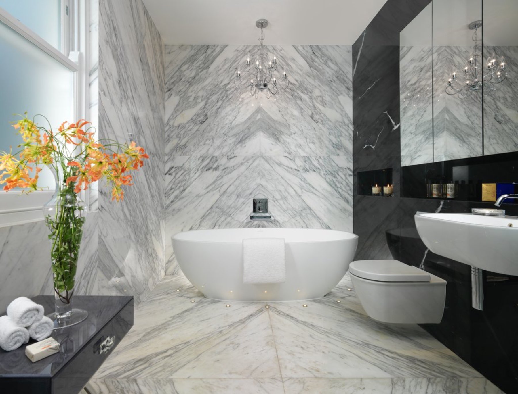 Flemings Mayfair – One Bedroom Suite Bathroom