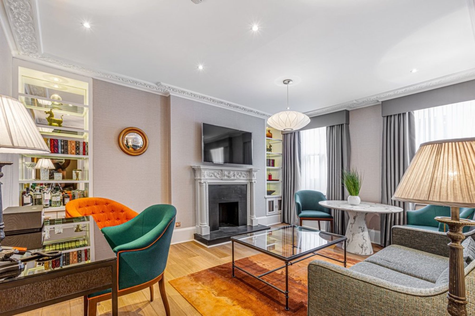 Flemings Mayfair – Two Bedroom Suite Sitting Room