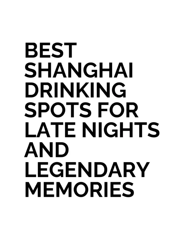 Shanghai at night moves differently. It’s not about how loud or how late - it’s about where you end up and who you find there. One minute you’re nursing a negroni in a low-lit corner, the next you’re walking into a room that feels like a private party. Every place has its own rhythm, its own regulars. There’s no need to chase the night here - it usually finds you.

So if you’re heading out in Shanghai, don’t overthink it. Just follow the energy. It’s always there.

What kind of night are you in the mood for?

#BestLovedHotels #hotels #travel #China