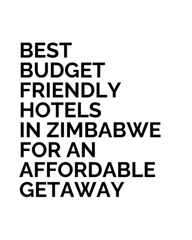 If you’re moving through Zimbabwe and want stays that are well-located, easy to settle into, and priced with clarity, these hotels are worth bookmarking. They offer exactly what you need to stay present - good beds, quiet corners, places to pause between long drives or local explorations. You’ll find them near key transit routes, national parks, and city centres, which makes them ideal if you’re chasing landscapes, meetings, or downtime without the high-stakes planning. These are some of the best places to go in Zimbabwe when the goal is to experience more and spend less.

Looking for accommodation in Zimbabwe that keeps you comfortable, connected, and focused on the trip instead of the bill? Start with these.

#BestLovedHotels #hotels #travel #Zimbabwe

In partnership with World Hospitality Solutions
