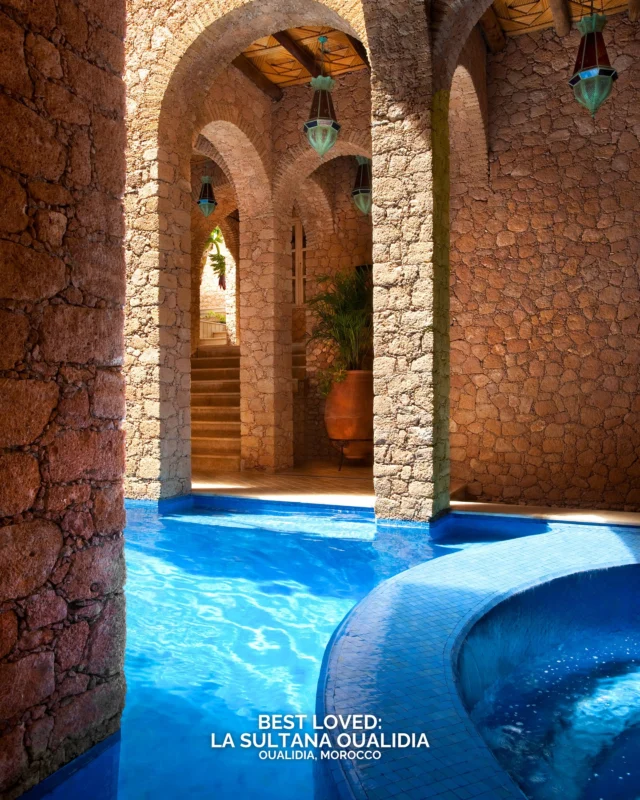 La Sultana Oualidia is one of Morocco’s most striking coastal escapes, set between the lagoon and the Atlantic. The property carries centuries of history yet feels intimate, with only 12 suites, each with private terraces and jacuzzis. Its design blends Moroccan and Moorish craft, from intricate tiles to carved wood, creating a setting that feels deeply connected to place. 

Dining highlights French and Moroccan influences, with menus shaped by local ingredients and the bounty of the sea. The spa offers rituals designed for slow afternoons, while the lagoon invites birdwatchers and water sports lovers alike. 

For travellers searching for the best luxury hotels in Morocco, could this be the retreat that defines your next journey?

#BestLovedHotels #hotels #travel #morocco #oualidia