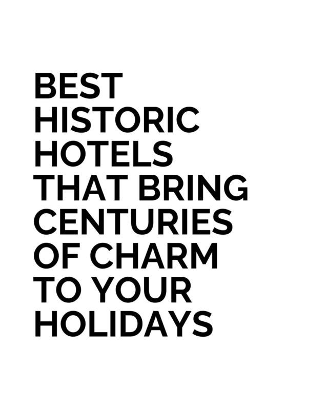 There’s a special rhythm to staying somewhere that has stood for centuries. Historic hotels give travel a different depth, where the architecture, the grounds, and even the light in the windows carry stories. 

A Tuscan castle, an ivy-covered manor in Surrey, or a grand municipal landmark in Liverpool all invite you to experience heritage without losing modern luxury. These properties are alive with detail that makes every stay feel connected to something larger. You arrive for the history but leave with the memory of mornings in quiet gardens, evenings by carved stone fireplaces, and a sense of place that lingers. 

Which historic stay would you choose for your next journey?

#BestLovedHotels #hotels #travel #history #architecture