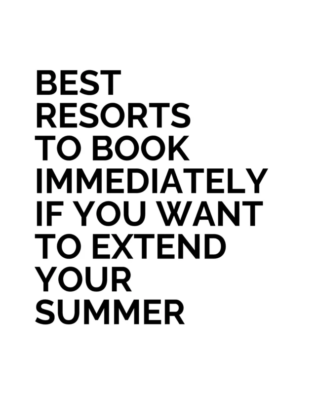 When the seasons shift, the best way to extend summer is to chase it somewhere new. 

Resorts across Portugal, Vietnam, Belize and the Cornish coast offer more than sunshine; they create the kind of setting where days unfold slowly and evenings stretch long with ease. Imagine waking to views that frame mountains, sea or palm-filled gardens, then stepping into spaces designed for both escape and connection. 

These destinations feel alive with character, each one offering its own rhythm of calm mornings and indulgent afternoons. If you are searching for the best resorts to book right now, which destination would you choose to keep the season alive a little longer?

#BestLovedHotels #hotels #travel #resorts