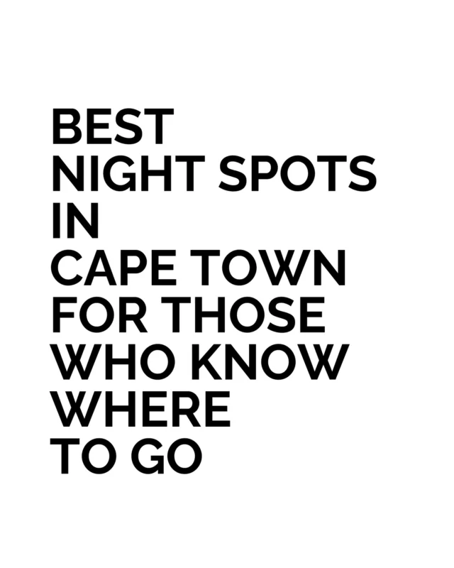 There are cities that keep you guessing, and then there’s Cape Town. The nights here unfold like a story you don’t want to end. Every rooftop hums with possibility. Every candlelit corner feels like it was waiting for you. The best night spots in Cape Town aren’t about spectacle. They’re about connection - a glance across a room, a song you didn’t expect to love. 

For travellers chasing atmosphere and the pulse of real luxury nightlife, this city knows the balance. It’s a place that feels both secret and shared. Maybe that’s what makes Cape Town unforgettable. When the night begins to breathe, where will you be standing?

#BestLovedHotels #hotels #travel #capetown #southafrica