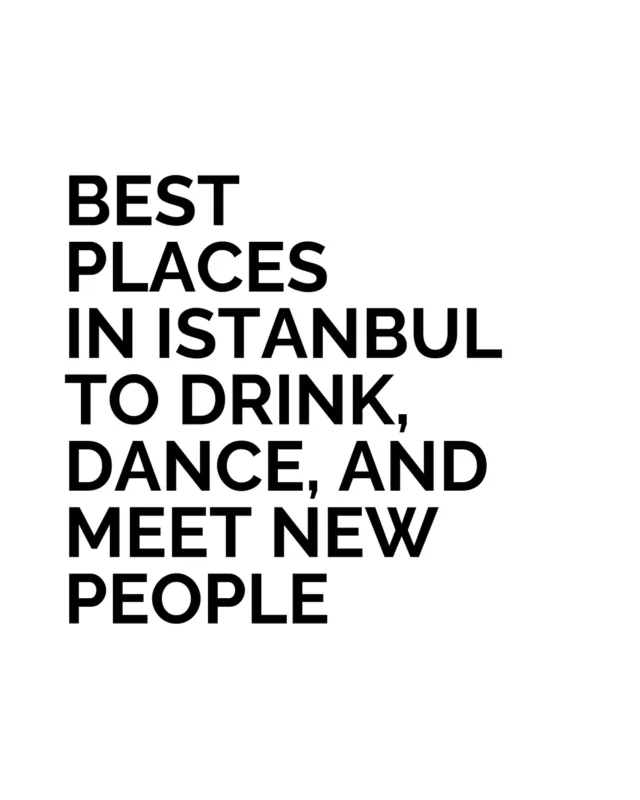 Istanbul after dark has its own rhythm. Bars, rooftops and lounges where the night stretches and conversations loosen. The energy feels social, open, curious. You start with one drink, thinking you’ll keep it simple, and then you’re leaning into new company, music shifting around you, the city glowing outside the windows. Some spots are intimate, some are expansive, some feel like a quiet secret shared only by the people who know where to look. The beauty of going out in Istanbul is how easily a plan turns into a story. It’s one of the best cities to meet new people, talk late and let the evening take shape naturally.

Which setting are you drawn to first: low-lit bar, rooftop sunset, or late-night lounge?

#BestLovedHotels #hotels #travel #istanbul #turkey