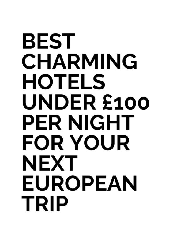 There is something special about finding places that feel intimate and local without stretching the budget. These best charming hotels under £100 offer that sweet spot. Rooftops in Toulouse and Florence where evenings turn golden. A pool in Barcelona with city views that pull you into the moment. A quiet dining room in Braga with warm light and thoughtful details. A garden hotel in Magdeburg that feels like discovering a secret estate.
It is the kind of travel that feels effortless. Simple settings that let the city do the talking. Perfect for slow mornings, shared dinners, and nights that last longer than planned.

Which one are you choosing first: Toulouse, Florence, Braga, Barcelona, or Magdeburg?

#BestLovedHotels #hotels #travel #budgetholidays #under100