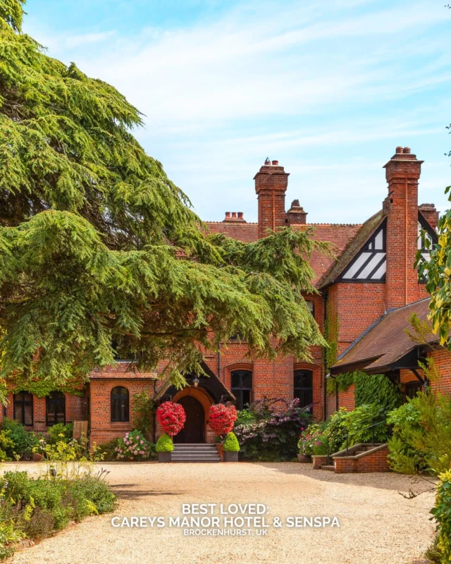 Careys Manor & SenSpa is a 19th-century manor hotel in Brockenhurst, set inside the New Forest National Park and 90 minutes from London. There are 77 rooms and suites with soft linens, calm palettes and views toward the gardens or woodland. SenSpa is Thai-inspired with hydrotherapy pools, thermal rooms, treatment suites and relaxation spaces. The hotel has three dining options: Cambium for seasonal British dishes, Zen Garden for Thai cuisine and Le Blaireau for brasserie dining. The property sits within walking distance of forest trails, village cafés and the Brockenhurst station. Guests use it for spa breaks, quiet weekends, nature-focused trips and short escapes from the city.

Which part stands out most to you: spa facilities, dining variety or proximity to nature?

#BestLovedHotels #hotels #travel #CareysManor