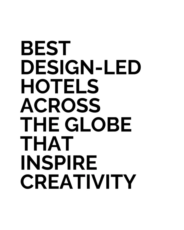 Some hotels earn their reputation from how they make frequent travellers pause. These design-led stays across New York, Liverpool, Fátima, Antwerp, and Lisbon do exactly that. They appeal to people who plan trips around great hotels, not the other way around. The common thread is confidence. Strong identity. An ease that comes from knowing the guest understands quality. 

For travellers searching for the best boutique hotels, standout design hotels, or elevated city breaks, these names belong on the shortlist. Which would you choose first: New York, Liverpool, Fátima, Antwerp, or Lisbon?

#BestLovedHotels #hotels #travel #design