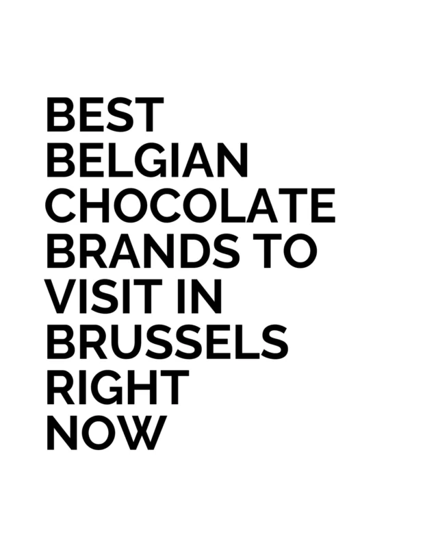 Brussels remains one of the best places to go in Europe for serious chocolate lovers, and these maisons sit at the top of every search for best Belgian chocolate brands to visit. Each address reflects a different side of the city’s food culture, from heritage chocolatiers shaping classic pralines to modern houses pushing flavour and sourcing forward. 

Those planning a Brussels city break often organise their itinerary around these stops, pairing chocolate shopping with galleries, hotels, and long lunches. These names appear consistently in guides, tastemaker lists, and insider recommendations for good reason. For anyone researching where to buy the best chocolate in Brussels, this route delivers lasting value. 

Which would you visit first: Pierre Marcolini, Mary, Passion Chocolat, Wittamer, or Neuhaus?

#BestLovedHotels #hotels #travel #chocolate #brussels