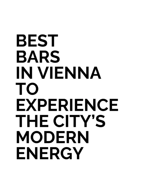 Vienna delivers a nightlife style that blends heritage with a sharp modern edge, and it shows in the best bars shaping the city’s evening rhythm. The mix of intimate rooms, polished lounges and design-driven spaces gives the capital a fresh identity that travellers look for when choosing the best places to go for cocktails in Europe. 

Vienna’s cocktail scene has become a strong reason to add the city to any luxury travel list, especially for those who enjoy new openings and confident ideas. Which of these Vienna spots would you choose for your next night out?

#BestLovedHotels #hotels #travel #vienna #austria