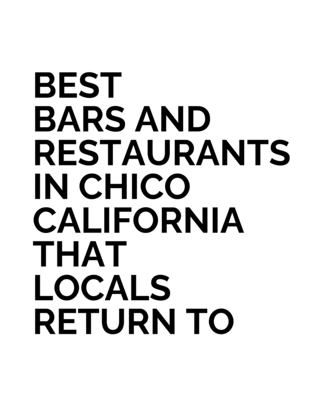 Searching for the best bars and restaurants in Chico, California usually leads to the same short list, and locals confirm it. Chico’s dining scene favours places with longevity, strong followings and consistent atmosphere. These spots anchor nights out, casual dinners and slow mornings, which is why they rank so highly for where to eat in Chico and best places to drink in Chico. 

If you are mapping out Chico’s food scene, which of these places would you go to first?

#BestLovedHotels #hotels #travel #CHICO #california