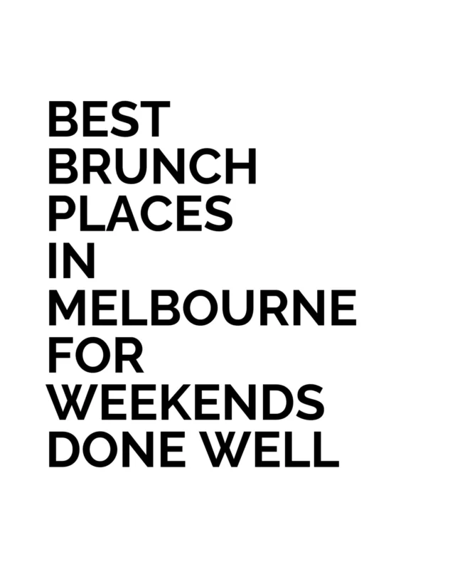 The best brunch places in Melbourne are defined by repeat bookings, strong design and weekend demand. 

These cafés lead searches for where to brunch in Melbourne, best Melbourne cafés, and Melbourne weekend brunch because locals return and visitors plan ahead. They sit in neighbourhoods that shape the city’s food reputation and remain consistent across years, not seasons. For anyone researching the best places to go in Melbourne for brunch, these names surface first. 

Which would you book: Higher Ground, Krimper Cafe, The Kettle Black, Auction Rooms Cafe or Operator Diner?

#BestLovedHotels #hotels #travel #australia