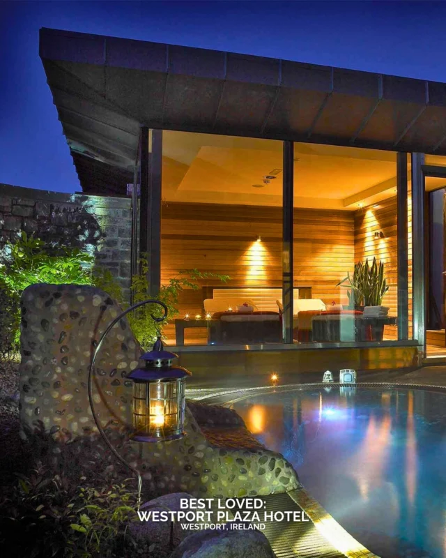 In central Westport, Westport Plaza Hotel has built a reputation as one of the best luxury hotels in Westport for travellers who appreciate comfort done properly. Bedrooms centre around king-sized beds and Italian marble bathrooms with spa baths, creating a stay that feels generous without excess. The leisure club, pool and spa add depth for those planning a refined Westport break along the Wild Atlantic Way.

At street level, Coveys Gastrobar introduces a New York Italian influence to County Mayo. Red leather booths, a polished bar and a menu driven by daily fresh ingredients give it social energy that carries from early dinner into late evening.

For a luxury stay in Westport, which would you reserve first: the spa suite or a booth at Coveys?

#BestLovedHotels #hotels #travel #ireland