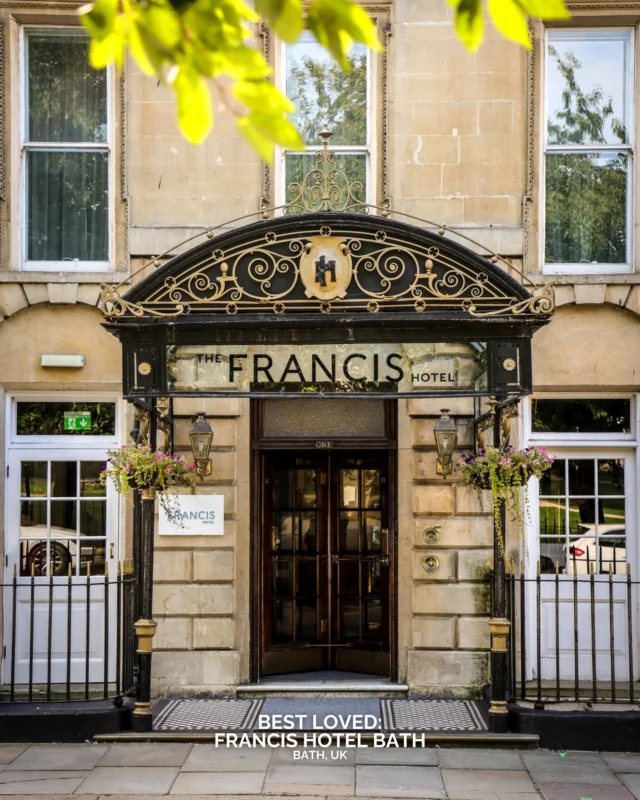 Following a £15 million refurbishment, The Francis Hotel has strengthened its position among the best luxury hotels in Bath. Set across Georgian townhouses on Queen Square, the address places guests within walking distance of Bath Abbey, the Roman Baths and the city’s independent boutiques, making it one of the most central places to stay in Bath.

Rooms combine restored period features with contemporary comfort, including GAIA Skincare made in the South West. Concierge knowledge extends beyond headline attractions to sought-after local recommendations.

At Emberwood, a Michelin-mentioned restaurant in Bath, cooking over charcoal highlights Creedy Carver chicken, Cornish hake and Isle of Wight tomatoes.
For a Bath city break, would you prioritise Queen Square views or dinner at Emberwood?

#BestLovedHotels #hotels #travel #Bath