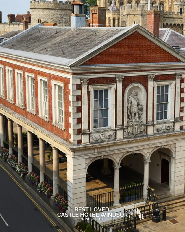 On Windsor High Street, opposite the rhythm of shops and minutes from Windsor Castle, The Castle Hotel Windsor carries more than five centuries of hospitality. The Georgian building has long been part of the town’s social life, welcoming travellers arriving to explore the Royal Borough.

Inside, 108 rooms introduce a quieter side of Windsor. Contemporary interiors sit within the historic structure, paired with British-made toiletries from 100 Acres and thoughtful details suited to a relaxed stay.

Dining happens at Leaf at The Castle Hotel, where the menu centres on locally sourced produce and seasonal cooking, served across brunch, afternoon tea and evening service, with a garden terrace open on warmer days.

Room upstairs or a table at Leaf first?

#BestLovedHotels #hotels #travel #windsor