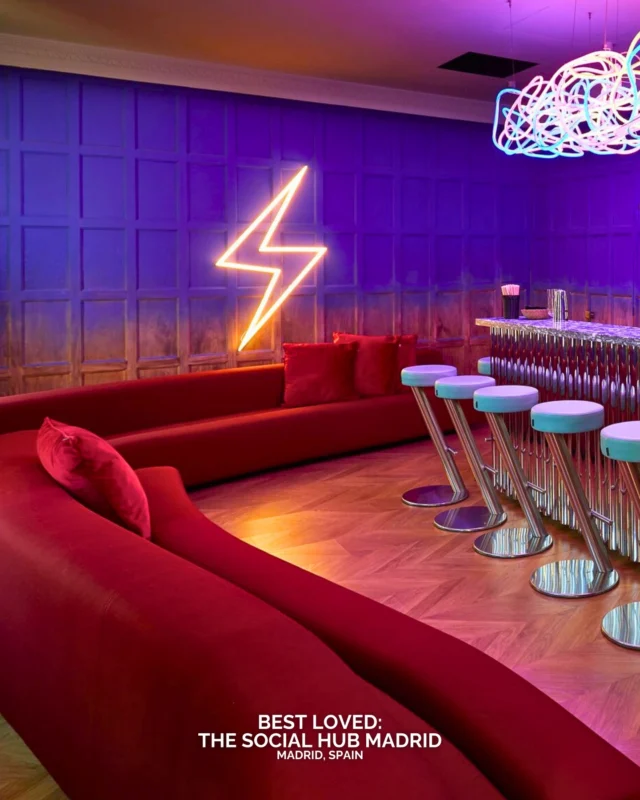Set within a former printing press near Royal Palace of Madrid, The Social Hub Madrid brings a contemporary energy to one of the city’s most historic quarters. The building once produced Spain’s well-known magazine Semana. Today it welcomes an international mix of travellers, creatives and students who pass through its shared spaces.

The four-star property blends comfortable rooms with co-working lounges, a restaurant, bar and a seasonal rooftop pool that draws a lively crowd during Madrid’s warmer months. A fitness centre and communal areas add to the rhythm of the place.

Outside, the city unfolds easily. Temple of Debod sits nearby, with Gran Vía and the surrounding historic streets only a short walk away.

Rooftop swim or an evening wandering Madrid’s grand avenues first?

#BestLovedHotels #hotels #travel #madrid #spain