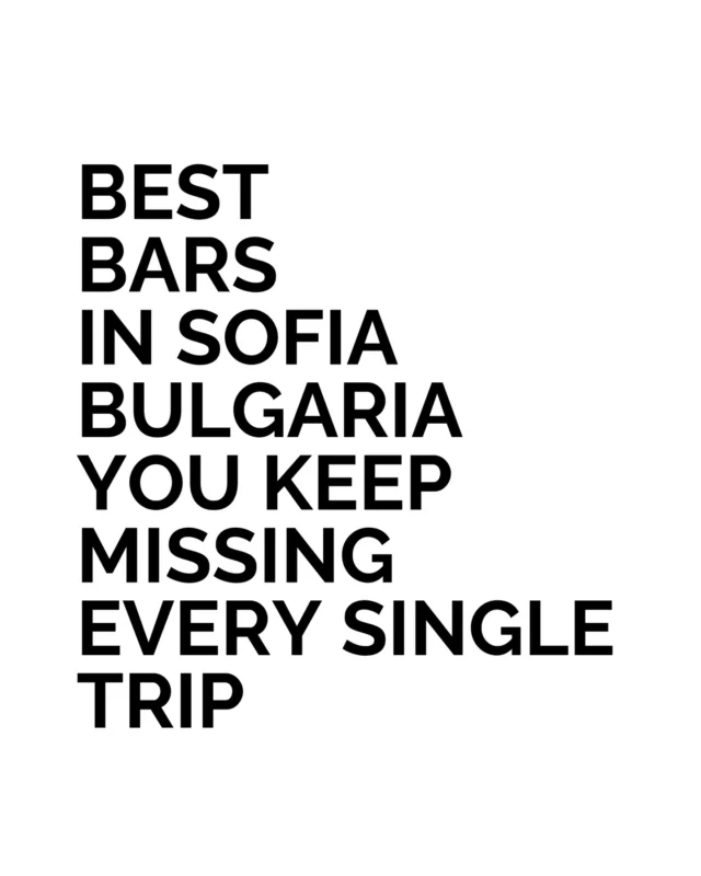 Sofia is edging onto the list of best places to go in Europe, driven by a sharp bar scene . The best bars in Sofia, Bulgaria focus on fantastic cocktails, often built with local spirits. Each stop carries a distinct mood, which makes moving between them part of the night. 

 Which of these would you go to first?

#BestLovedHotels #hotels #travel #bulgaria #sofia