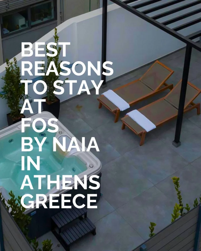 Athens still has plenty of summer left in it. FOS by Naia puts you in Gazi, with contemporary apartments that give a city break a little more room.
 
Book the penthouse and you get a private terrace with a Jacuzzi and views across Athens. Kerameikos Metro is close by for exploring the city, while back at FOS there’s space to slow down between plans.
 
One to bookmark for a late-summer trip to Athens.
 
#BestLovedHotels #hotels #travel #Athens #Greece