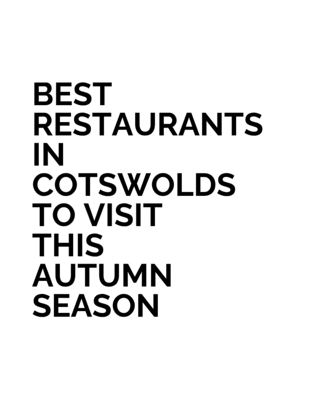 Autumn dining in the Cotswolds is hard to beat. The views turn gold, the evenings get darker and the best tables move closer to the fire. It’s the season for long lunches in old barns, dinner behind stone walls and restaurants surrounded by countryside that looks completely different by October.
 
We’ve picked five Cotswolds restaurants where the setting is every bit as good as the reason for going.
 
Which one would you choose for an autumn weekend?
 
#BestLovedHotels #hotels #travel #Cotswolds #UK