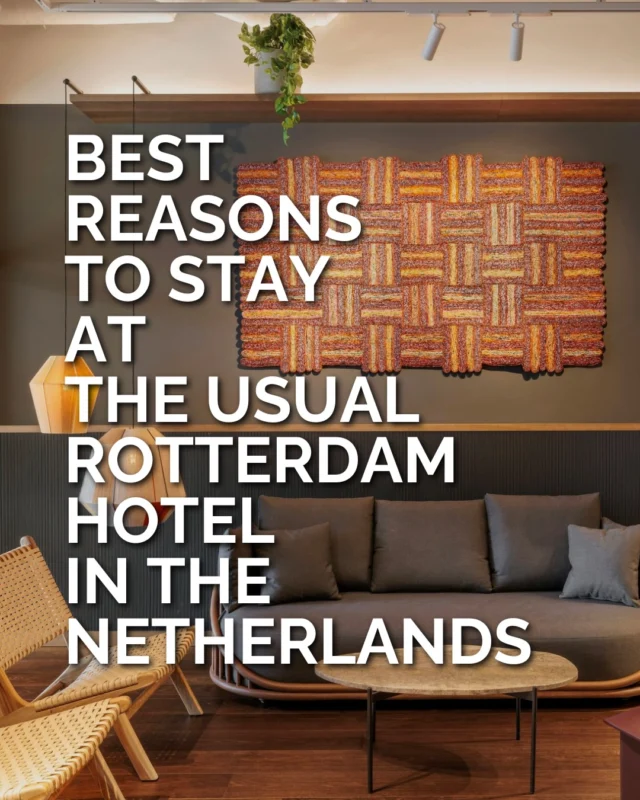 Rotterdam is one of Europe’s sharpest choices for a city break, and The Usual hotel fits the brief. This sustainable hotel in Rotterdam combines design-led interiors with a proper gym, flexible workspaces and The U Bar for coffee, plant-led dishes and drinks. 
 
Its Centrum address keeps Witte de Withstraat, Museumpark and the city’s best shopping within walking distance, while circular materials give the good looks some substance. 
 
Would The Usual Rotterdam make your shortlist for a design-led weekend in the Netherlands?
 
 
#BestLovedHotels #hotels #travel #Rotterdam