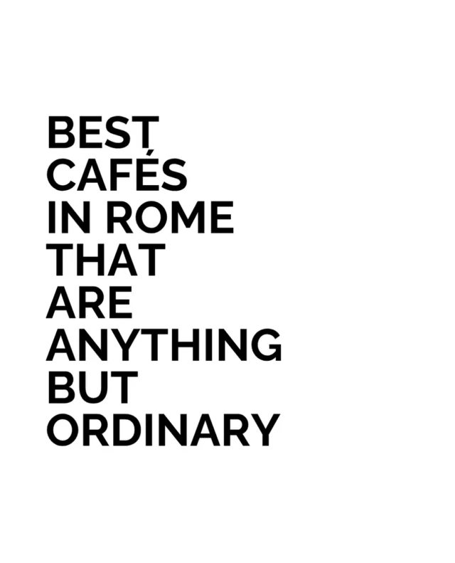 Rome’s café culture extends far beyond marble counters and quick espressos. 
 
Caffè Doria occupies the arcaded courtyard of Palazzo Doria Pamphilj, while Canova Tadolini places diners among sculptures in the artist’s former studio. Le Serre by Vivi offers a brighter take, with colourful tables inside a conservatory. For dinner, Royal Art Café overlooks the Colosseum after dark. 
 
Each gives a familiar Roman ritual a remarkable setting. Which café would make it onto your travel list for your next Roman holiday?
 
#BestLovedHotels