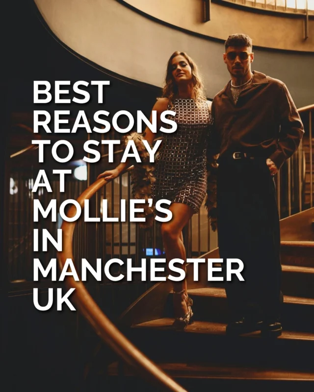 A Manchester night out can start downstairs at Mollie’s. Studio IV has live music and cocktails, making it easy to meet for a drink before deciding where the evening goes.
 
Set in the former Granada Studios, this Manchester city centre hotel has a fitting address for a stay with music in the plans. Book for a weekend with friends and leave time to enjoy the hotel itself. 
 
Which of these reasons to stay would make Mollie’s Manchester your choice?
 
#BestLovedHotels
