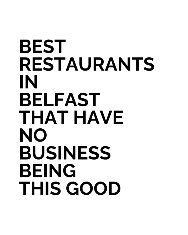 Where to eat in Belfast? Start with a restaurant you’d happily spend the evening in. Food comes first, but the setting counts when you’re booking dinner for a birthday, a date or your first night in the city. 
 
These are our picks for the best restaurants in Belfast, with places to dress up for and others where a seat at the counter looks more tempting than a table. 
 
Which do you prefer for dinner: a counter seat or a table for two?
 
#BestLovedHotels